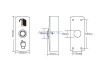 AT-H805A LED (светодиод зеленый) Кнопка выхода ACCORDTEC накладная, НО/НЗ